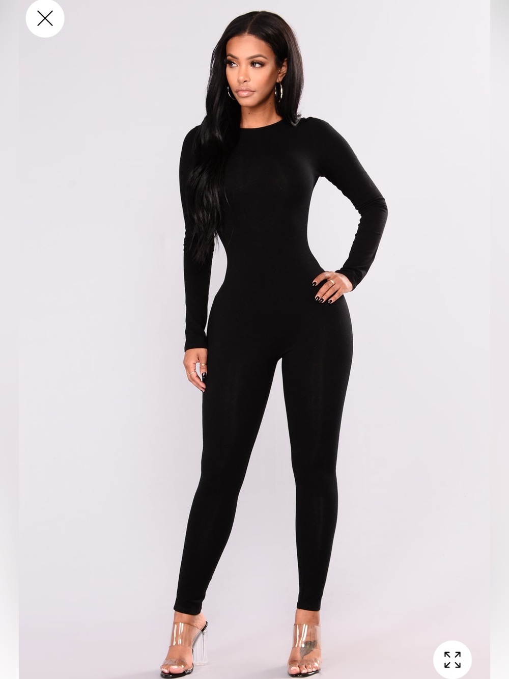 Fashion Nova Make It Right Jumpsuit -  Black